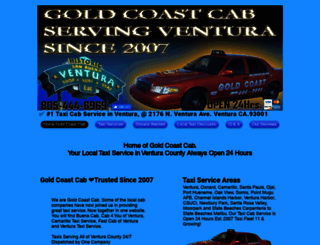 goldcoastcab.com screenshot