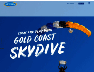 goldcoastskydive.com.au screenshot