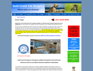 goldcoastvet.com.au screenshot