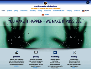 goldcoastwebdesign.com screenshot