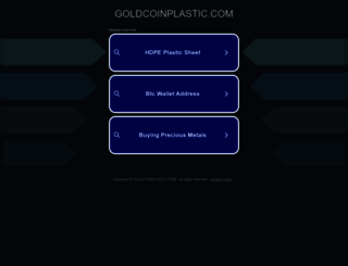 goldcoinplastic.com screenshot