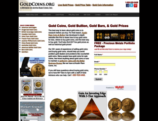 goldcoins.org screenshot