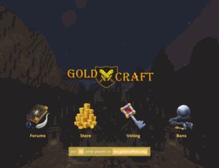 goldcraftmc.org screenshot