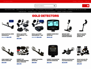 golddetectorszambia.com screenshot