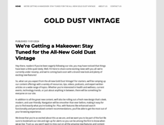 golddustvintage.com screenshot