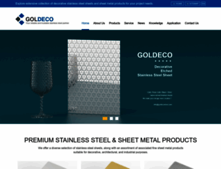 goldecosteel.com screenshot