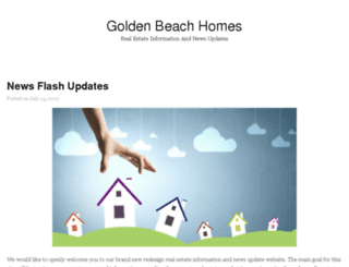 golden-beach-homes.com screenshot