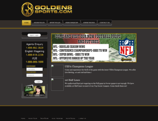 golden8sports.com screenshot