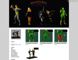 goldenagefigurines.storenvy.com screenshot