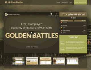goldenbattles.com screenshot