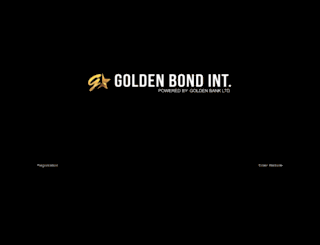 goldenbond-int.com screenshot