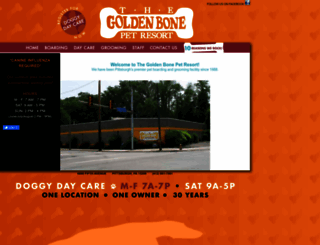 goldenbonepetresort.com screenshot