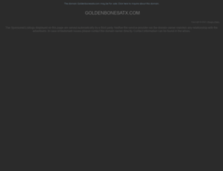 goldenbonesatx.com screenshot