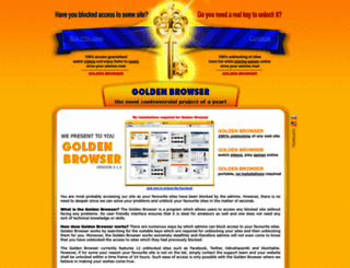 goldenbrowser.com screenshot