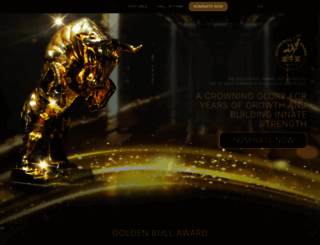 goldenbullaward.com screenshot