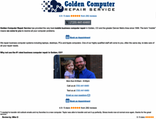 goldencomputerrepairservice.com screenshot