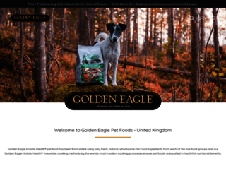 goldeneaglepetfoods.co.uk screenshot
