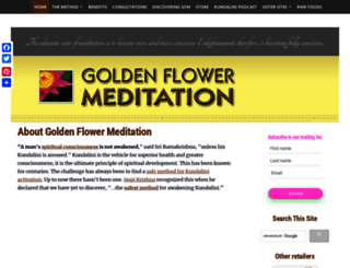 goldenflowermeditation.com screenshot