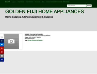 goldenfujihomeappliances.enic.pk screenshot