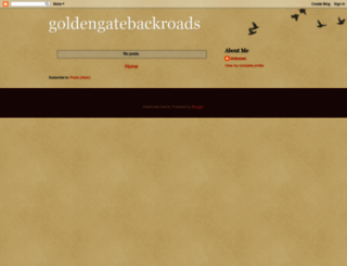goldengatebackroads.blogspot.com screenshot
