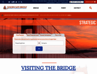 goldengatebridge.org screenshot