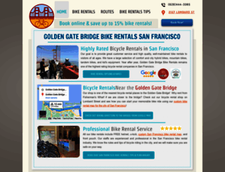 goldengatebridgebikerental.com screenshot