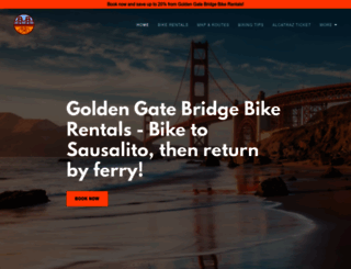 goldengatebridgebikerentals.com screenshot