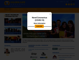 goldengatelanguage.com screenshot