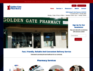 goldengatepharmacy.com screenshot
