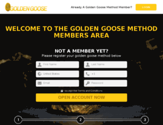 goldengoosemethod.biz screenshot
