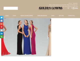 goldengowns.co.nz screenshot