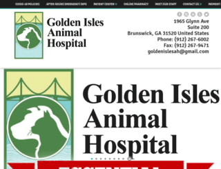 goldenislesanimalhospital.com screenshot
