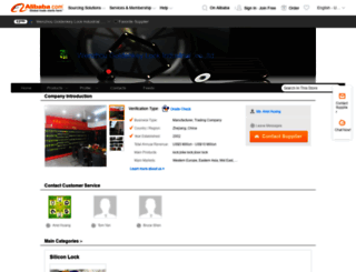 goldenkeylock.en.alibaba.com screenshot