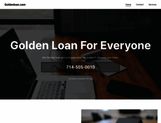 goldenloan.com screenshot