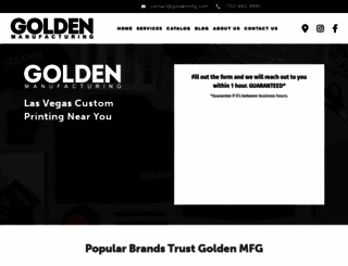 goldenmfg.com screenshot