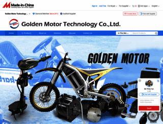 goldenmotorcz.en.made-in-china.com screenshot