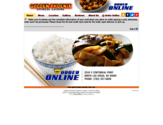 goldenphoenixchinesecuisine.com screenshot