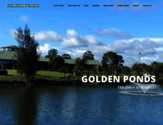 goldenponds.com.au screenshot