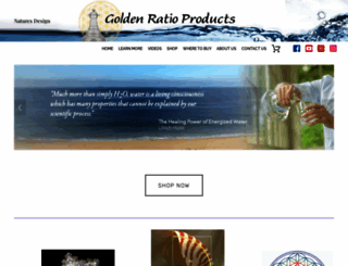 goldenratioproducts.com screenshot