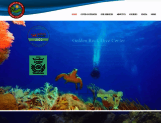 goldenrockdive.com screenshot