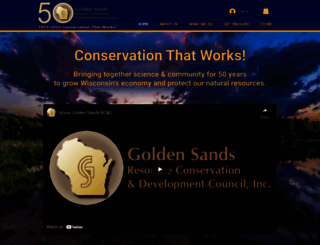goldensandsrcd.org screenshot
