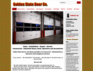 goldenstatedoorco.com screenshot