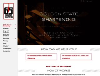 goldenstatesharpening.com screenshot