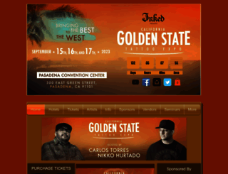 goldenstatetattooexpo.com screenshot