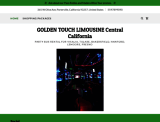 goldentouchlimo.com screenshot