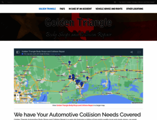 goldentrianglebodyshops.com screenshot