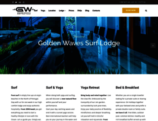 goldenwavessurflodge.com screenshot