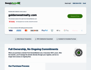 goldenwestrealty.com screenshot