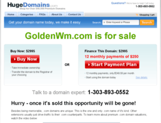 goldenwm.com screenshot