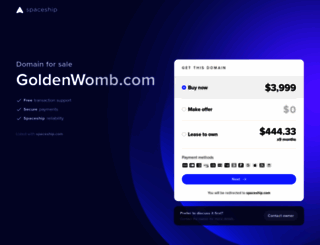 goldenwomb.com screenshot
